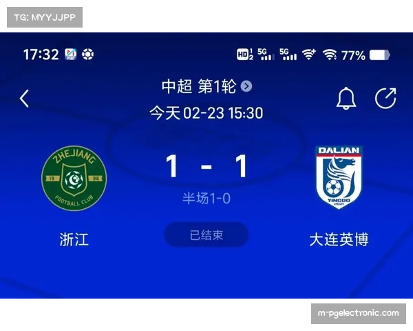 卡兰加头球破门 大连英博迎中超历史首球